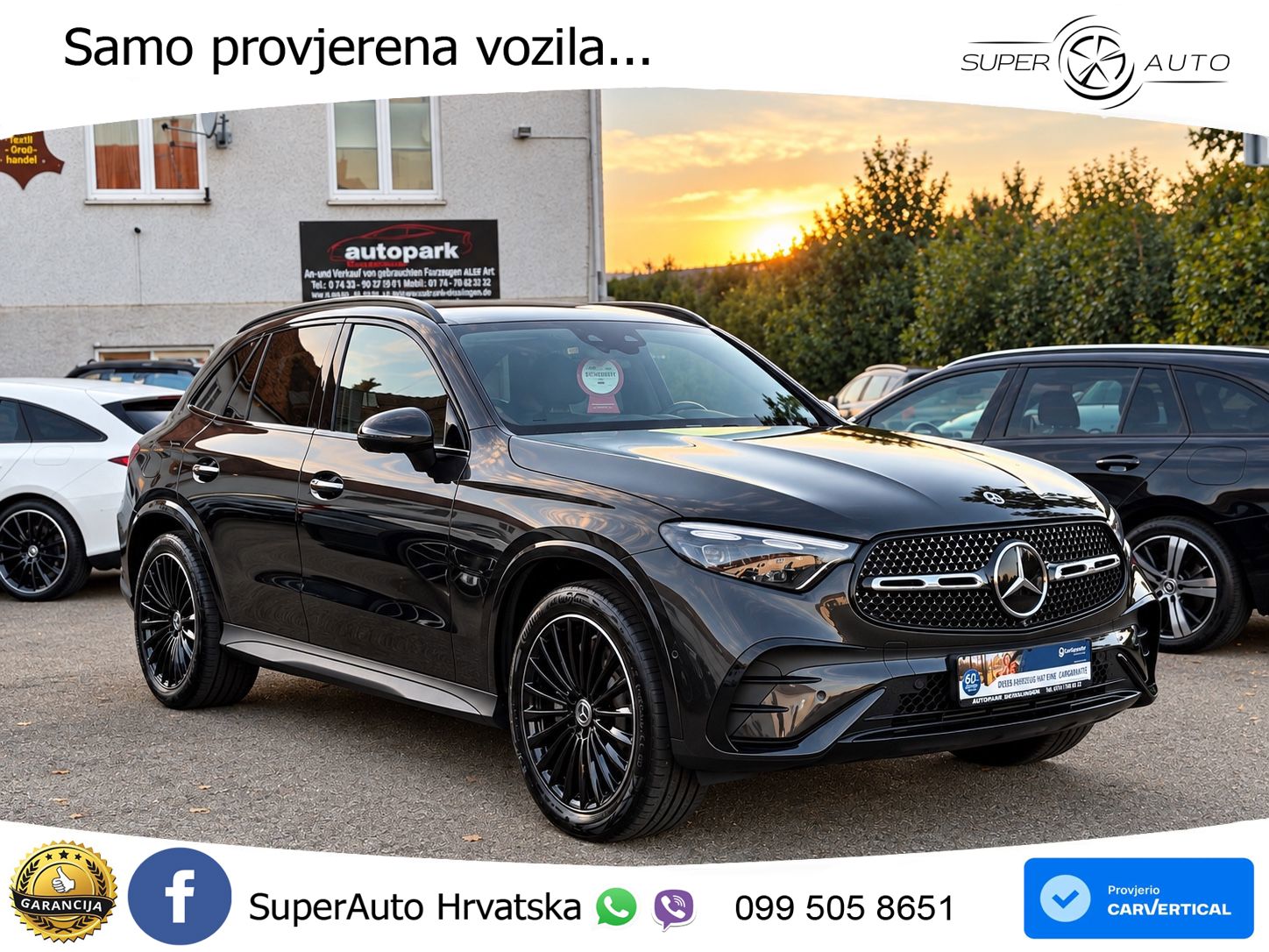 Mercedes GLC 300d (269 KS) 4MATIC 9G-TRONIC AMG ZRAČNI+ACC+GR SJED+360+PANO