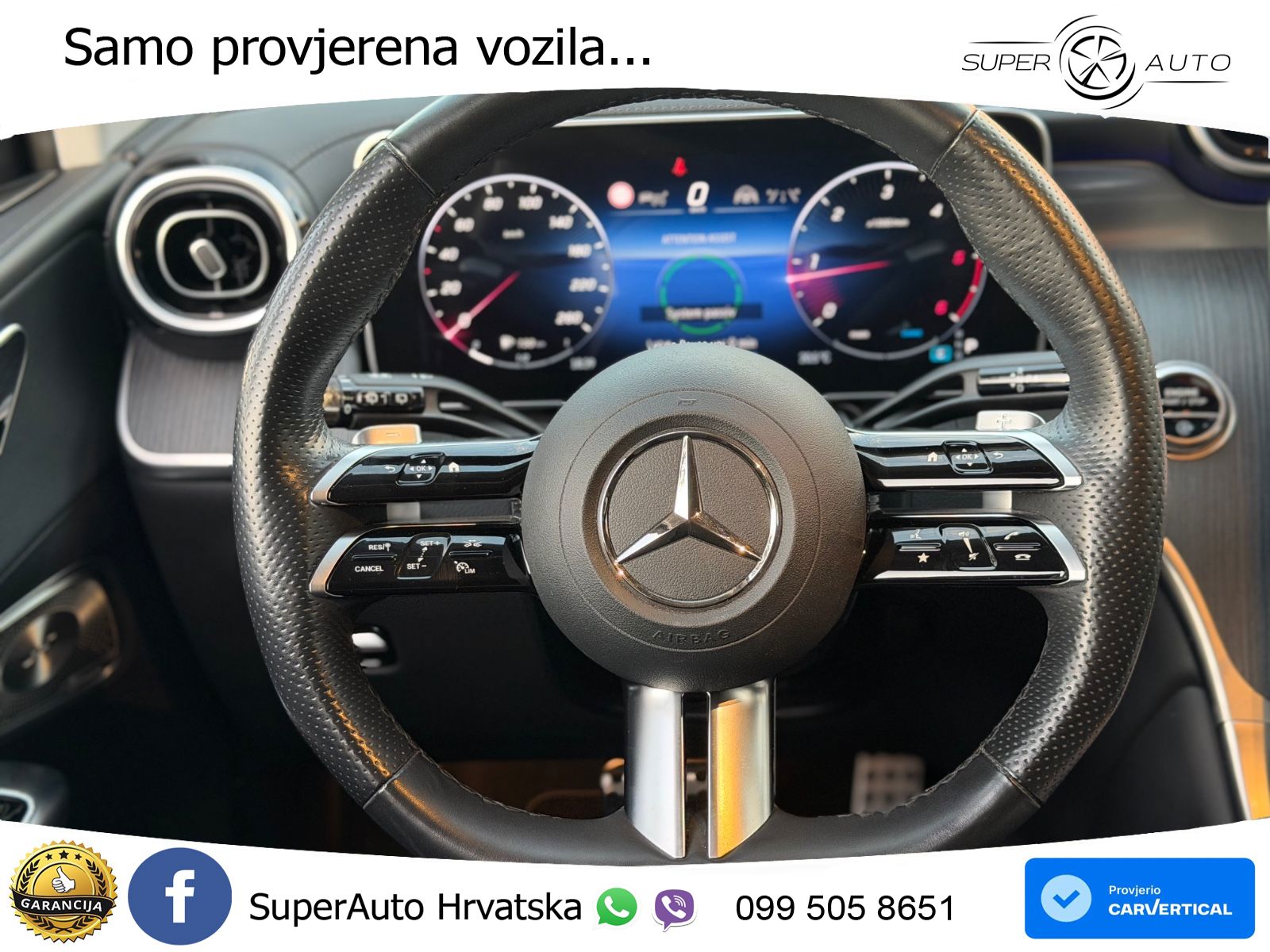 Mercedes GLC 300d (269 KS) 4MATIC 9G-TRONIC AMG ZRAČNI+ACC+GR SJED+360+PANO