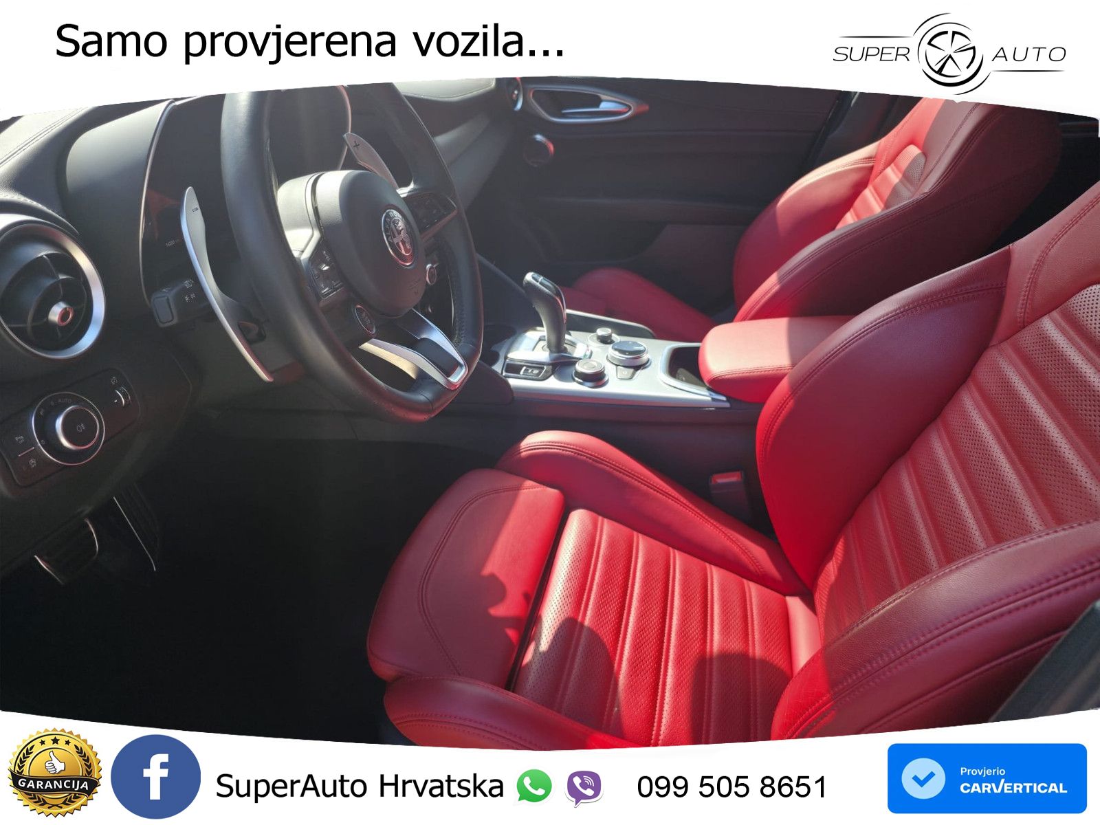 Alfa Romeo Giulia 2.0 Turbo (280 KS) Q4 Automatic LED+GR SJED+ACC