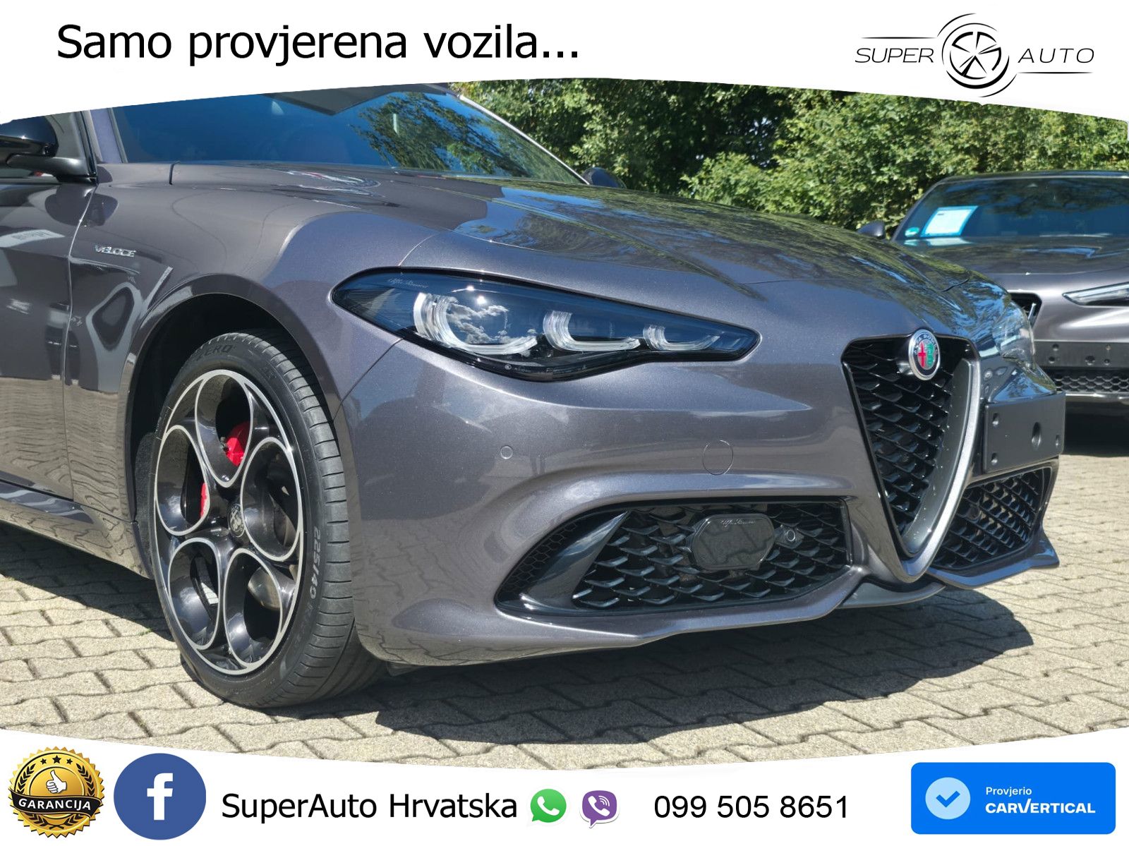 Alfa Romeo Giulia 2.0 Turbo (280 KS) Q4 Automatic LED+GR SJED+ACC