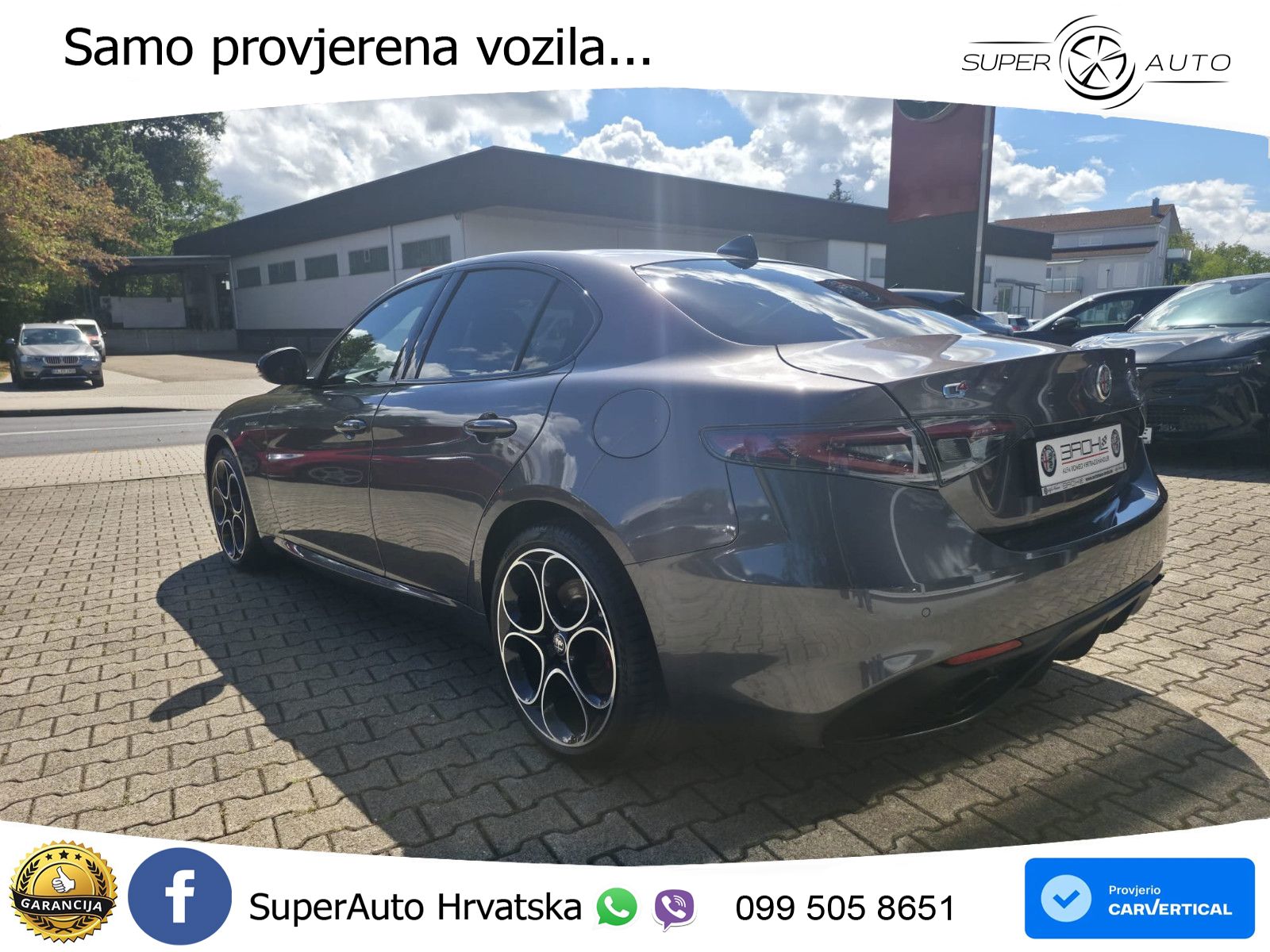 Alfa Romeo Giulia 2.0 Turbo (280 KS) Q4 Automatic LED+GR SJED+ACC