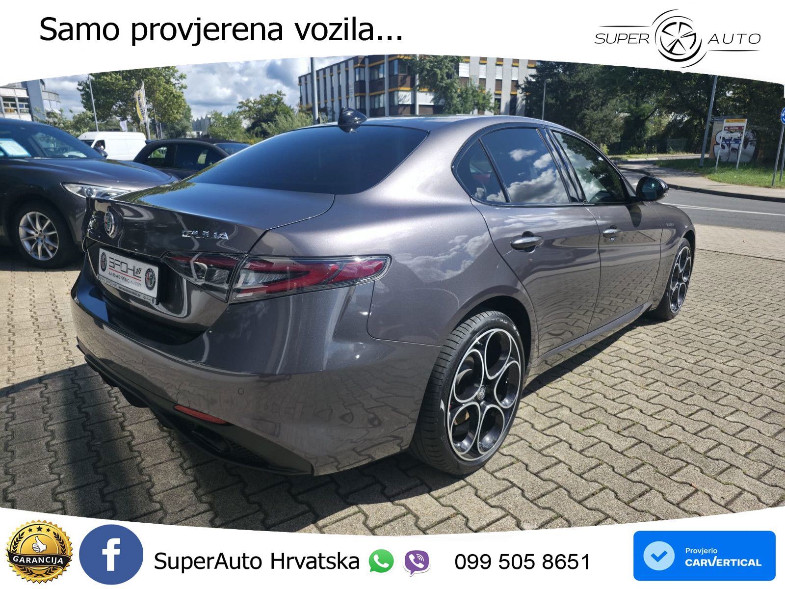 Alfa Romeo Giulia 2.0 Turbo (280 KS) Q4 Automatic LED+GR SJED+ACC