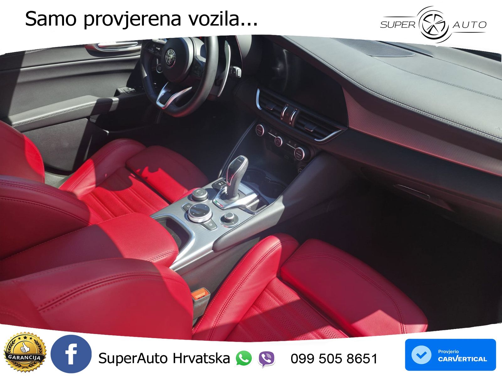Alfa Romeo Giulia 2.0 Turbo (280 KS) Q4 Automatic LED+GR SJED+ACC