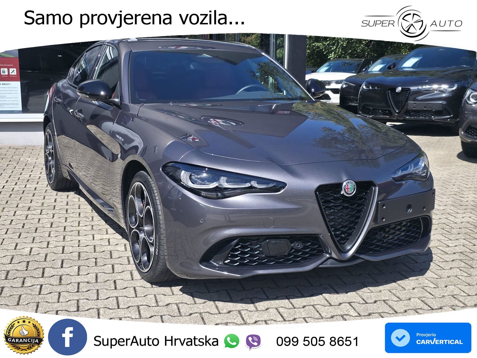 Alfa Romeo Giulia 2.0 Turbo (280 KS) Q4 Automatic LED+GR SJED+ACC