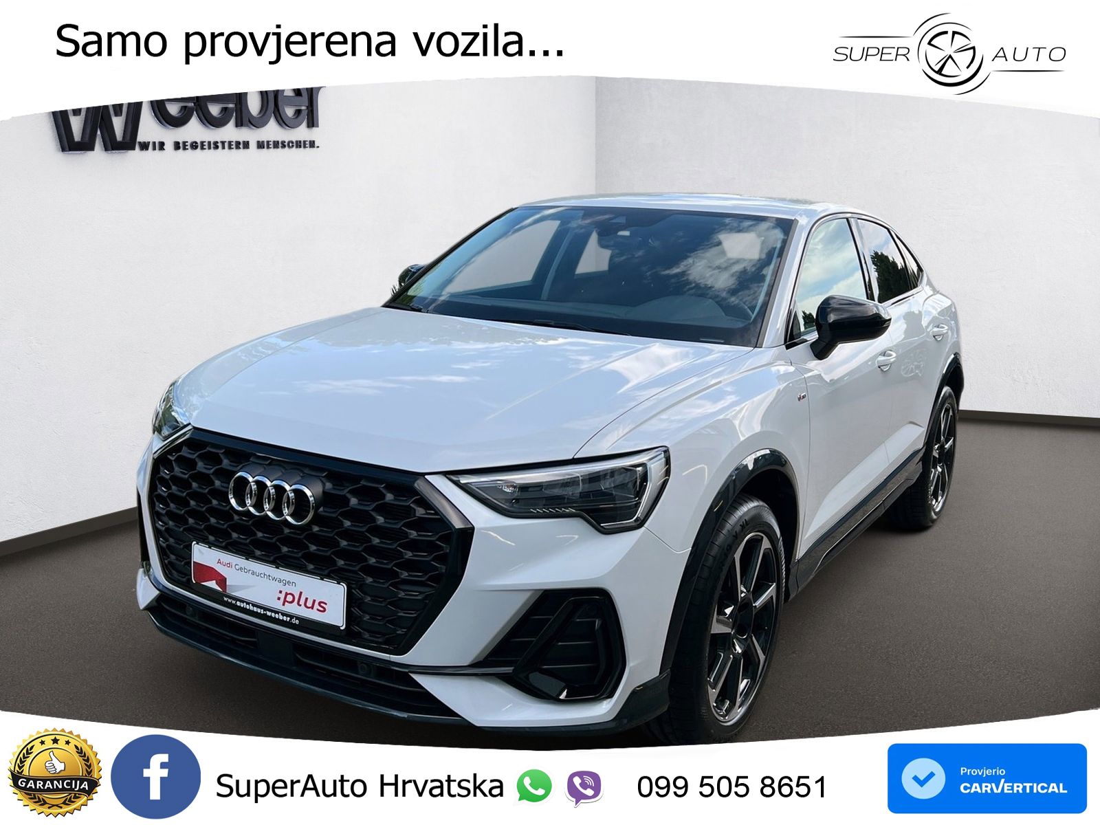 Audi Q3 III Sportback 1.5 TFSI (150 KS) S tronic S line LED+GR SJED+ACC