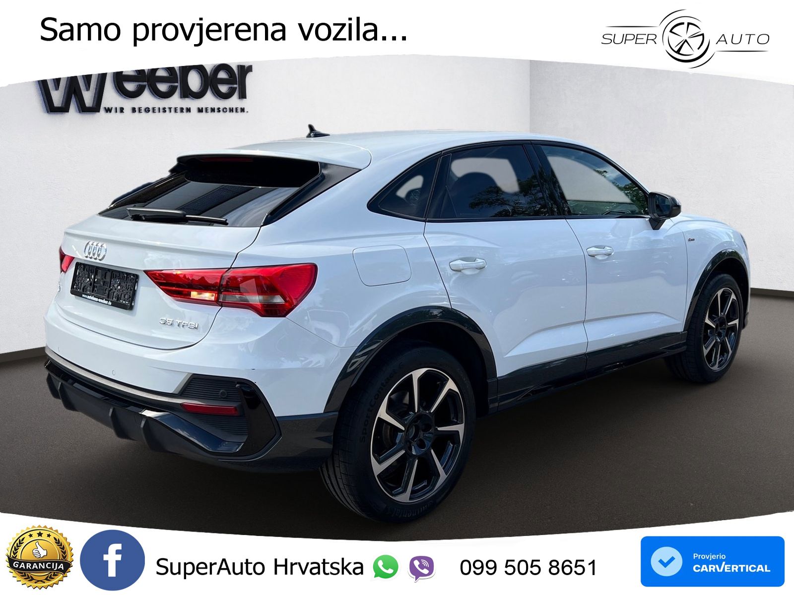 Audi Q3 III Sportback 1.5 TFSI (150 KS) S tronic S line LED+GR SJED+ACC