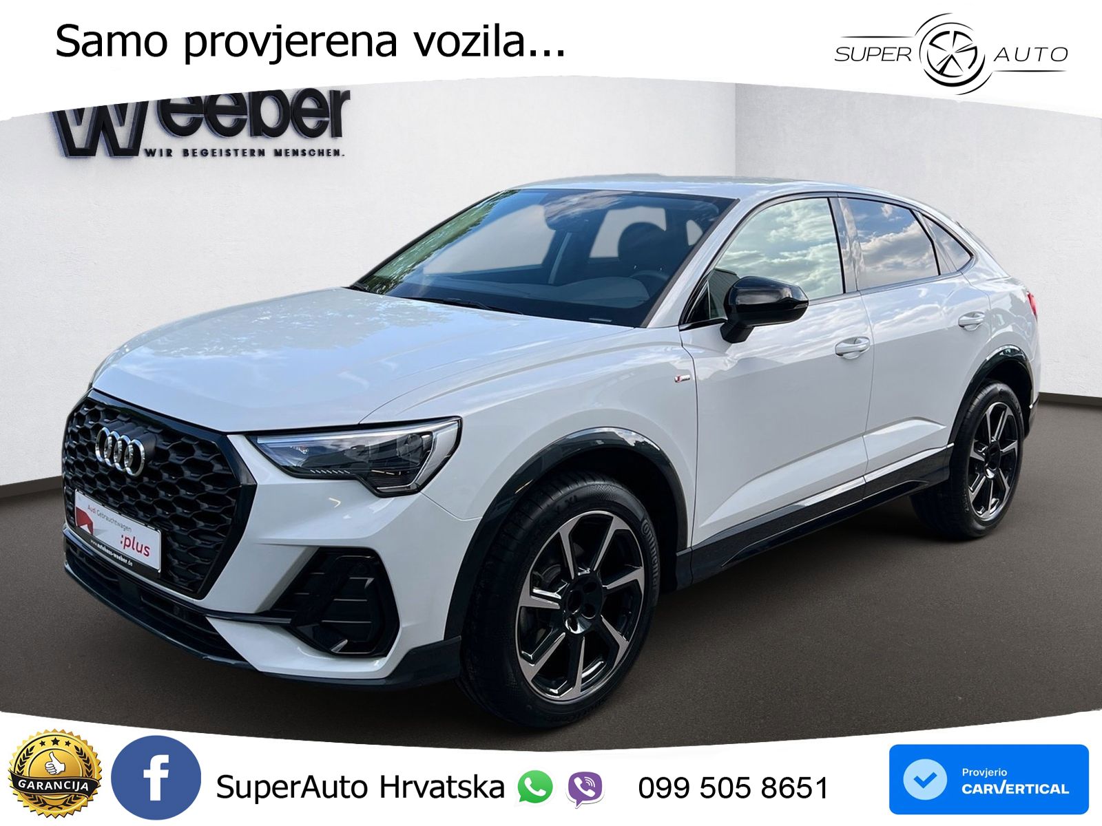 Audi Q3 III Sportback 1.5 TFSI (150 KS) S tronic S line LED+GR SJED+ACC