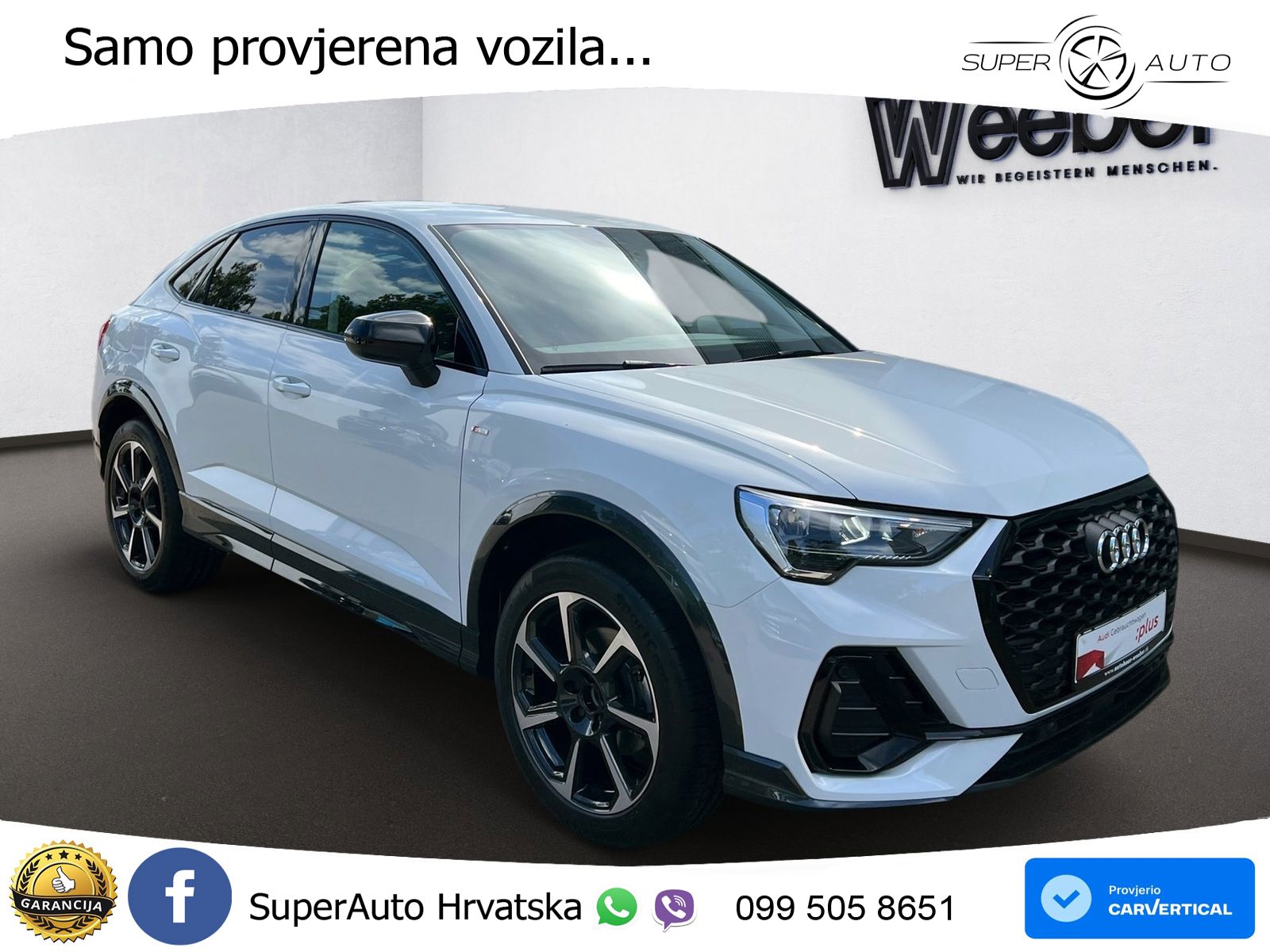 Audi Q3 III Sportback 1.5 TFSI (150 KS) S tronic S line LED+GR SJED+ACC