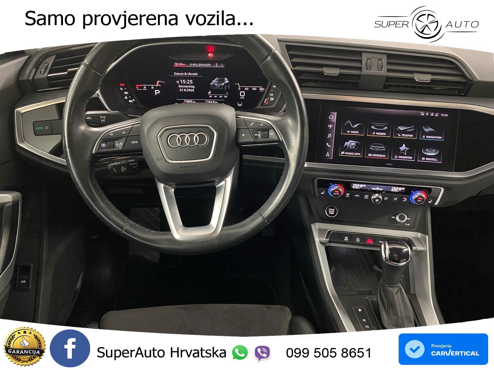 Audi Q3 35 TDI (150 KS) quattro S tronic advanced LED+GR SJED+ACC