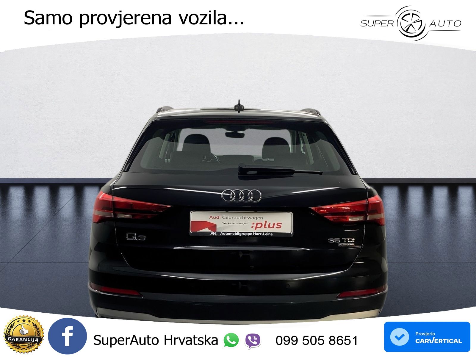 Audi Q3 35 TDI (150 KS) quattro S tronic advanced LED+GR SJED+ACC