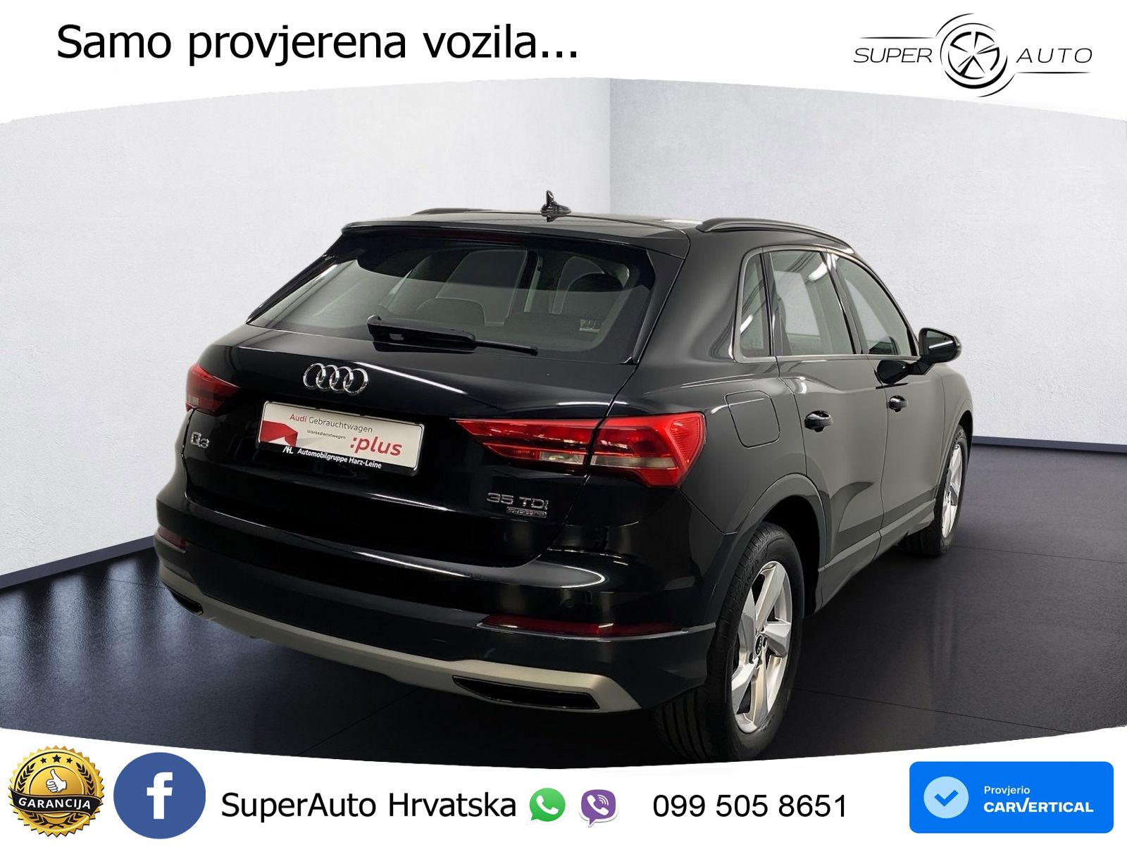 Audi Q3 35 TDI (150 KS) quattro S tronic advanced LED+GR SJED+ACC