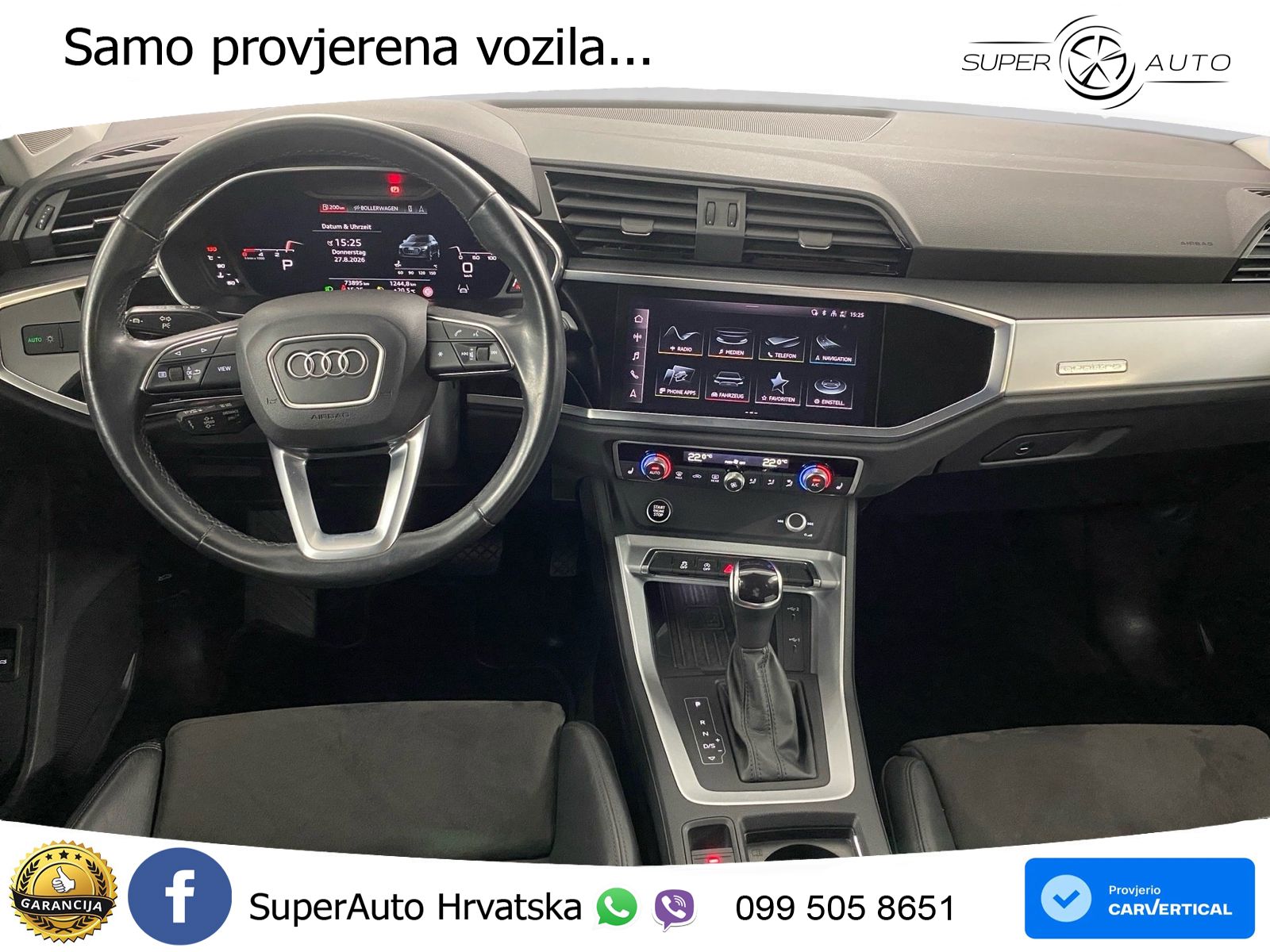 Audi Q3 35 TDI (150 KS) quattro S tronic advanced LED+GR SJED+ACC