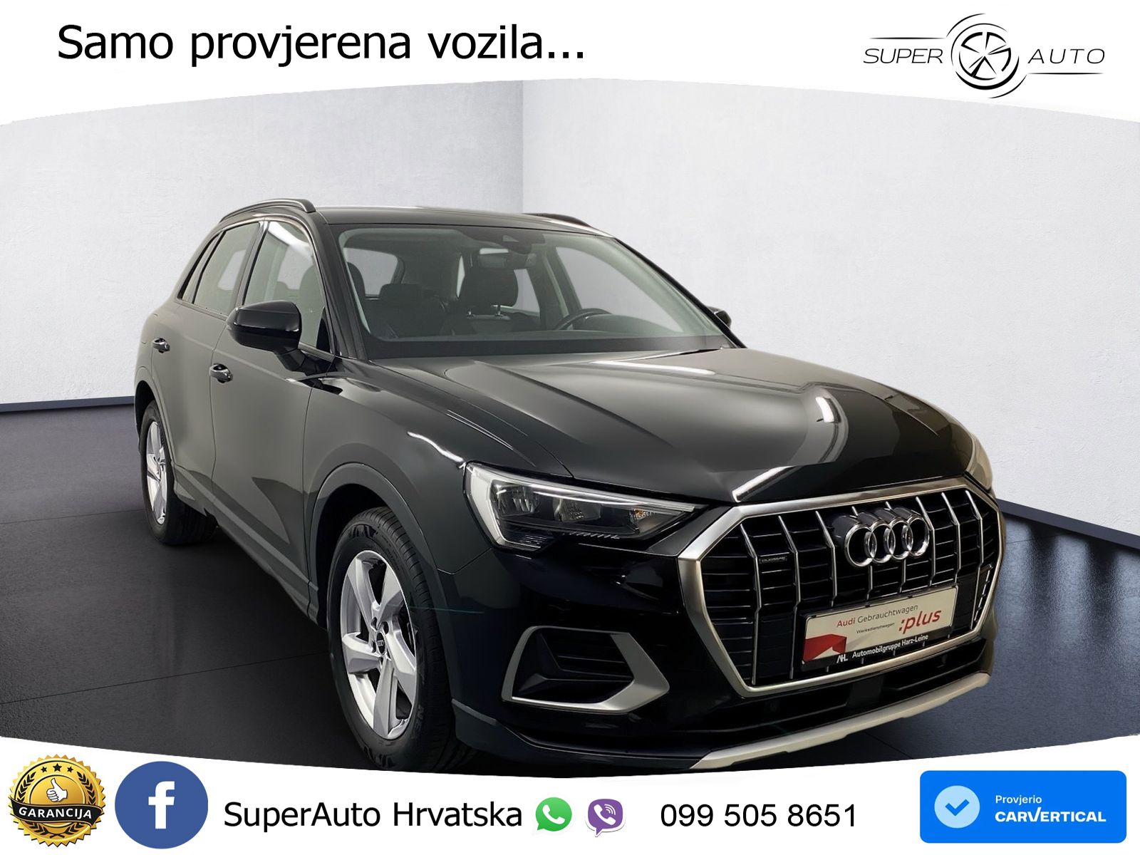 Audi Q3 35 TDI (150 KS) quattro S tronic advanced LED+GR SJED+ACC