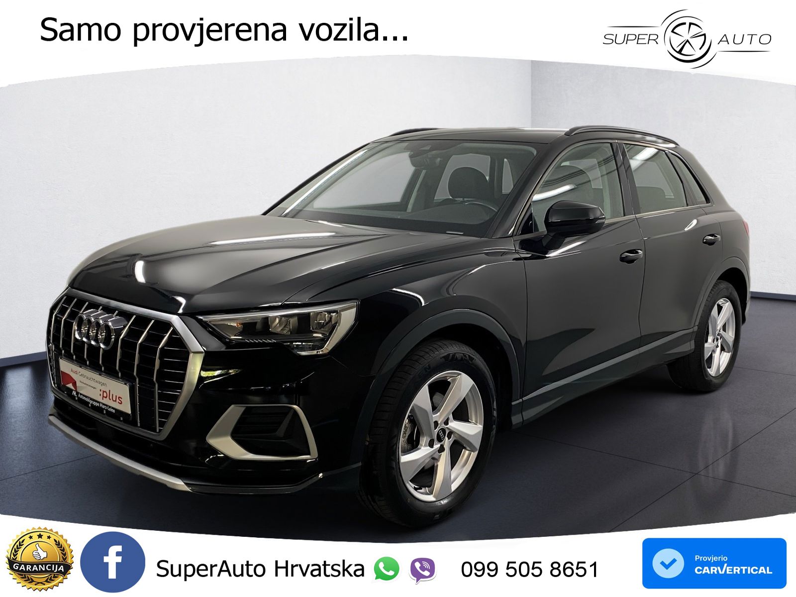 Audi Q3 35 TDI (150 KS) quattro S tronic advanced LED+GR SJED+ACC