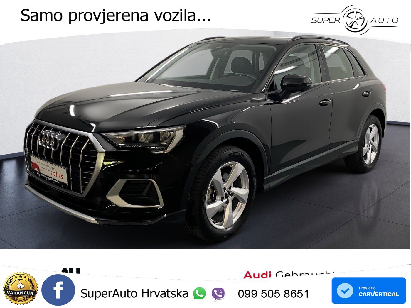 Audi Q3 35 TDI (150 KS) quattro S tronic advanced LED+GR SJED+ACC