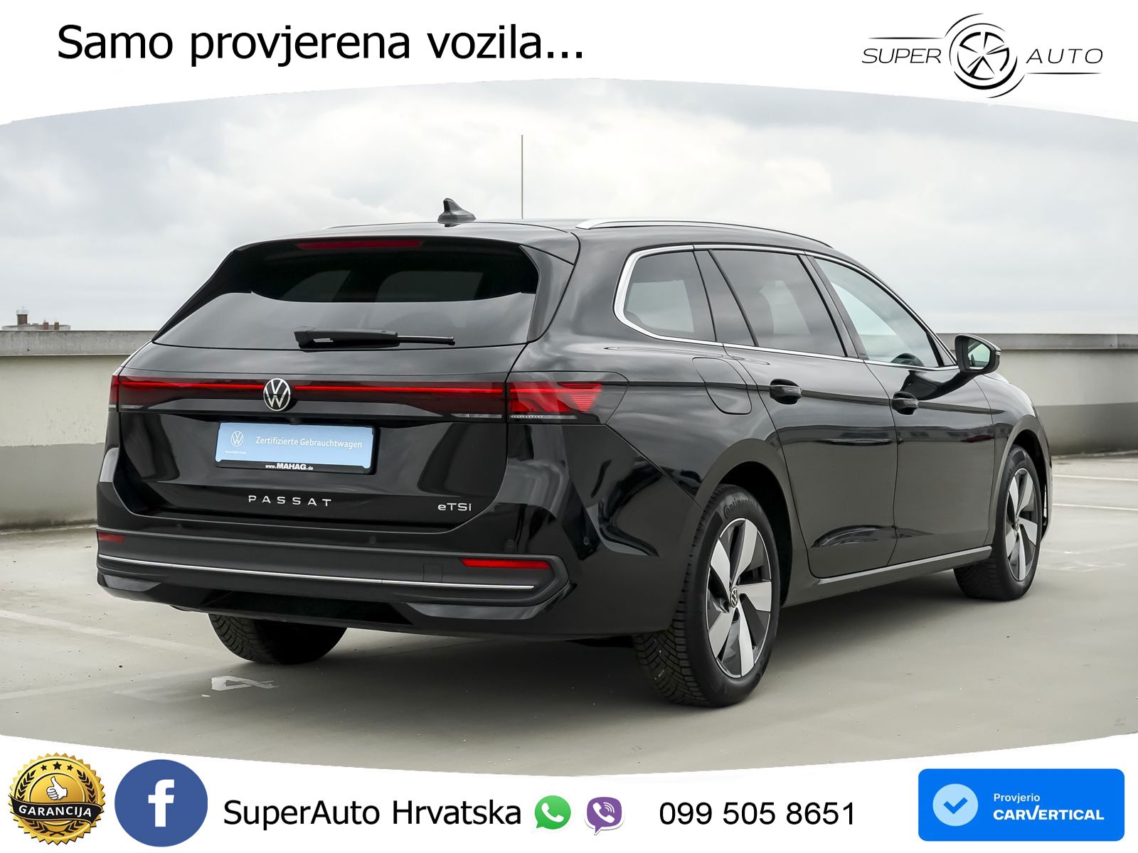 Volkswagen Passat Variant 1.5 eTSI (150 KS) DSG Business LED+GR SJED+ACC