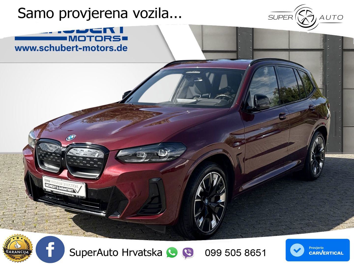 BMW iX3 80 kWh (286 KS)