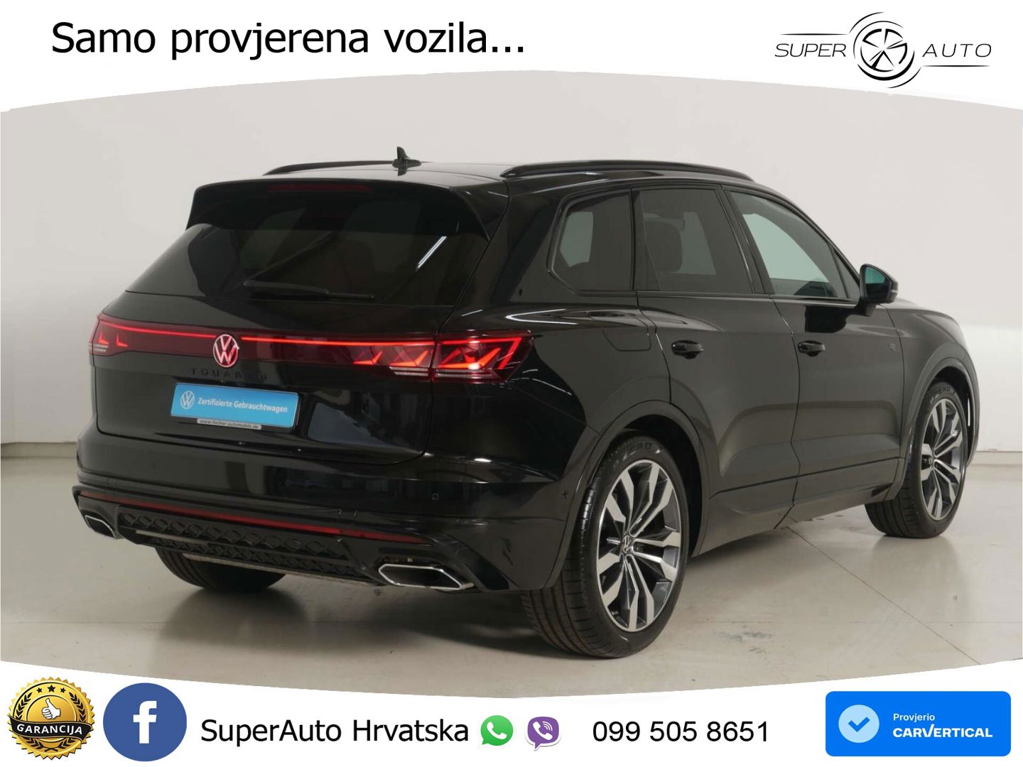 Volkswagen Touareg 3.0 V6 TDI (286 KS) 4MOTION Tiptronic ZRAČNI+ACC+GR SJED+KAM+PANO