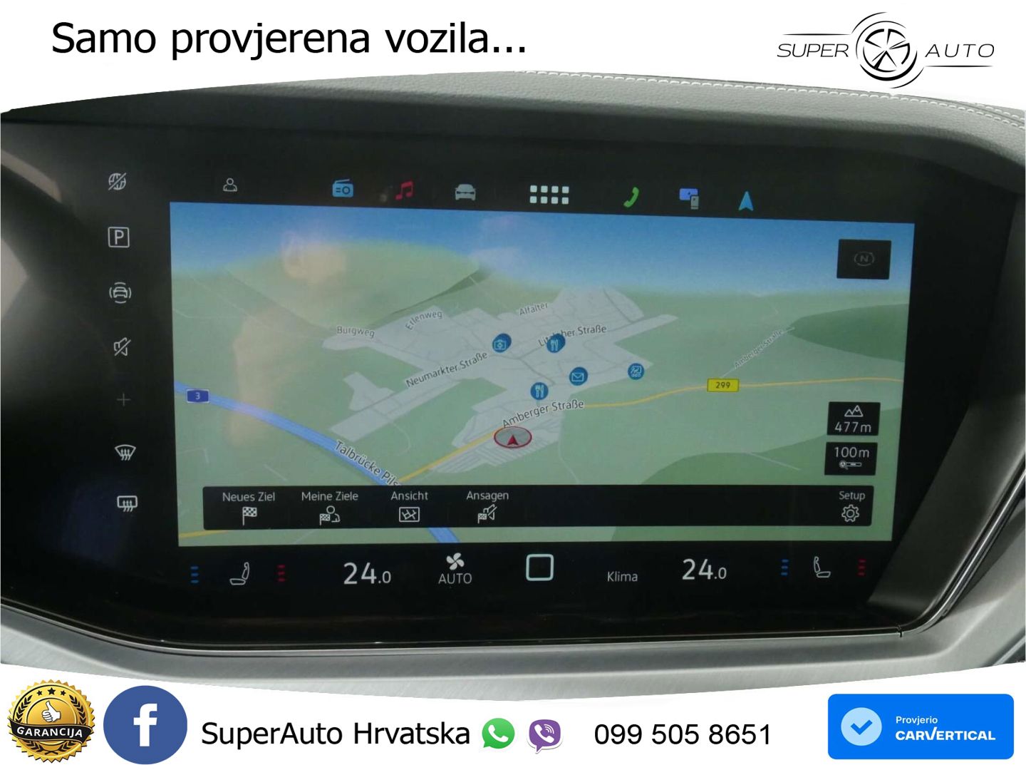 Volkswagen Touareg 3.0 V6 TDI (286 KS) 4MOTION Tiptronic ZRAČNI+ACC+GR SJED+KAM+PANO