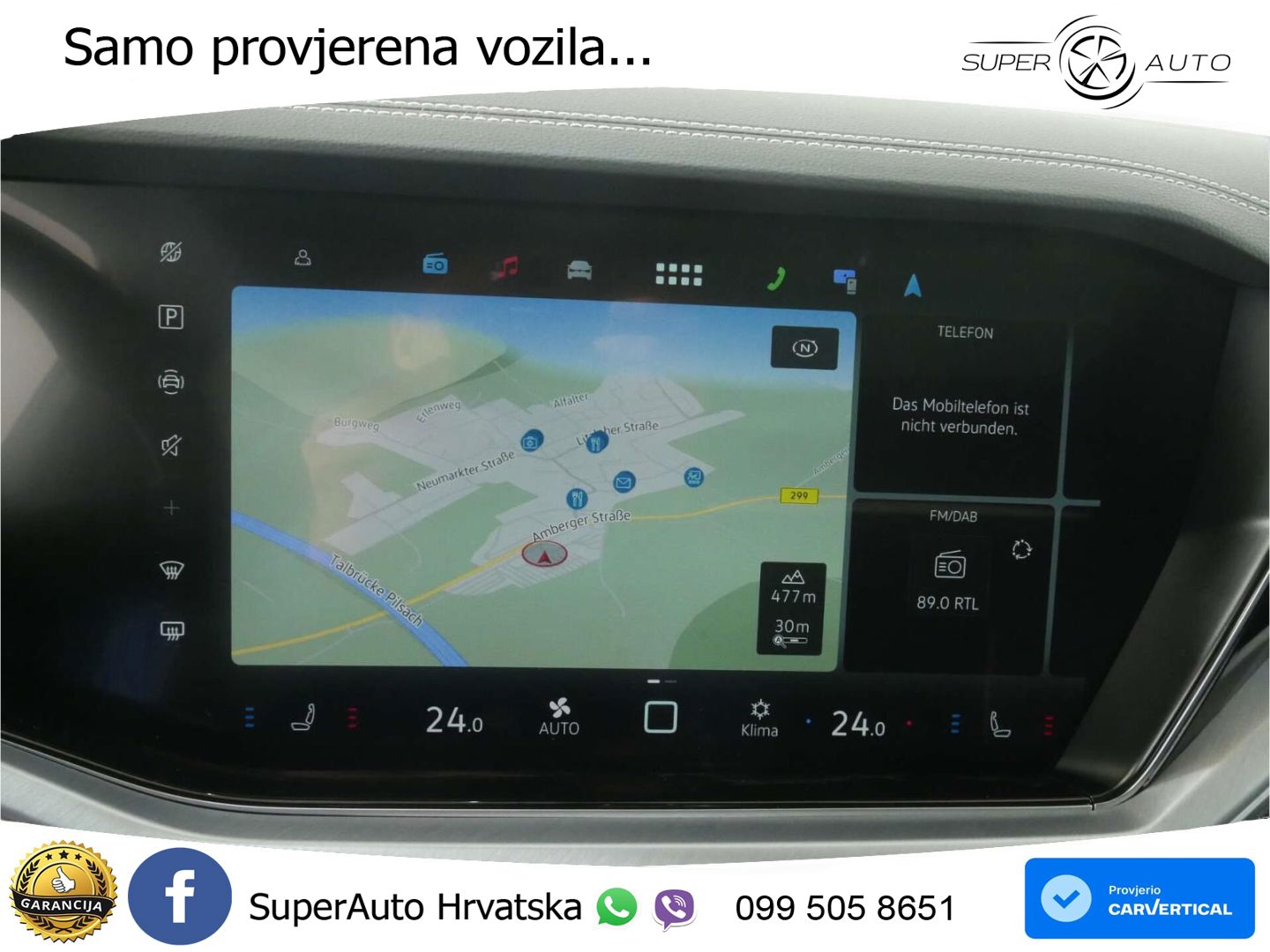 Volkswagen Touareg 3.0 V6 TDI (286 KS) 4MOTION Tiptronic ZRAČNI+ACC+GR SJED+KAM+PANO