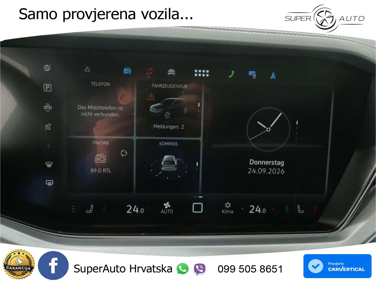 Volkswagen Touareg 3.0 V6 TDI (286 KS) 4MOTION Tiptronic ZRAČNI+ACC+GR SJED+KAM+PANO