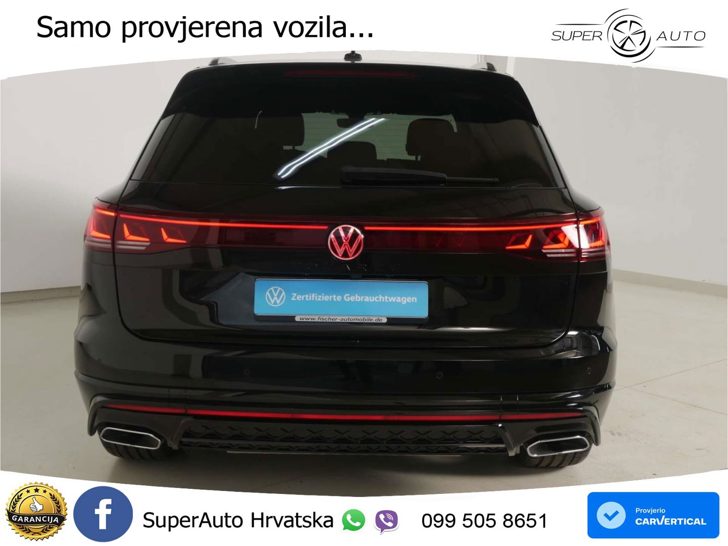 Volkswagen Touareg 3.0 V6 TDI (286 KS) 4MOTION Tiptronic ZRAČNI+ACC+GR SJED+KAM+PANO