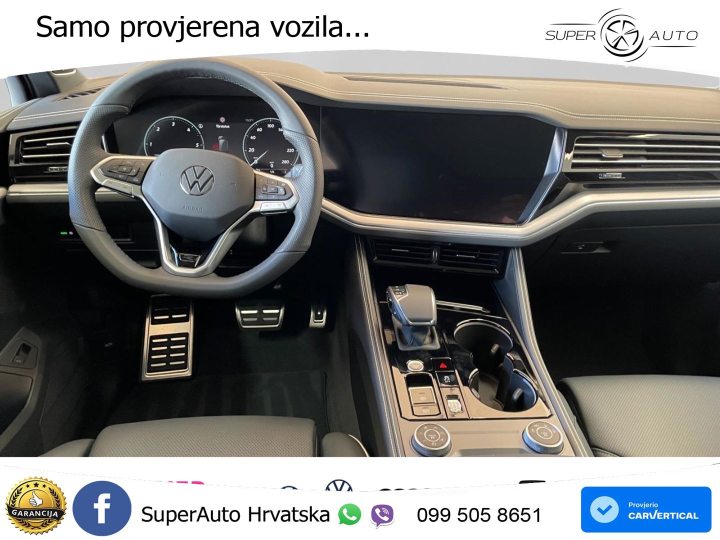 Volkswagen Touareg 3.0 V6 TDI (286 KS) 4MOTION Tiptronic ZRAČNI+ACC+GR SJED+KAM+PANO