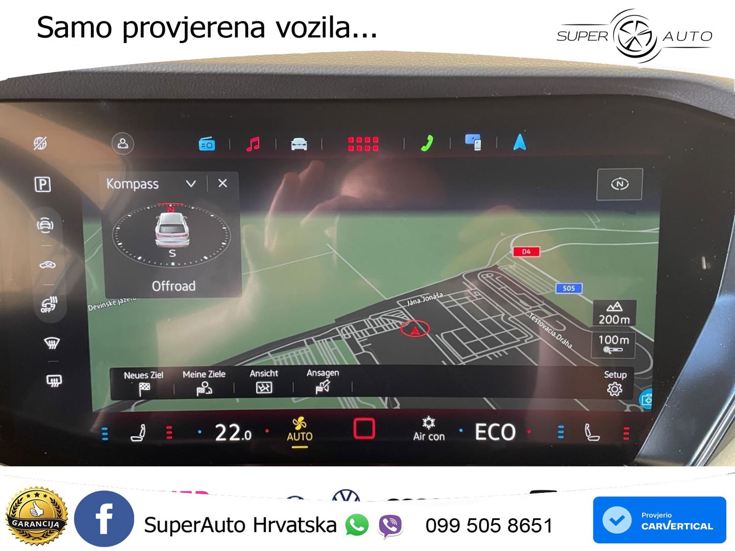 Volkswagen Touareg 3.0 V6 TDI (286 KS) 4MOTION Tiptronic ZRAČNI+ACC+GR SJED+KAM+PANO