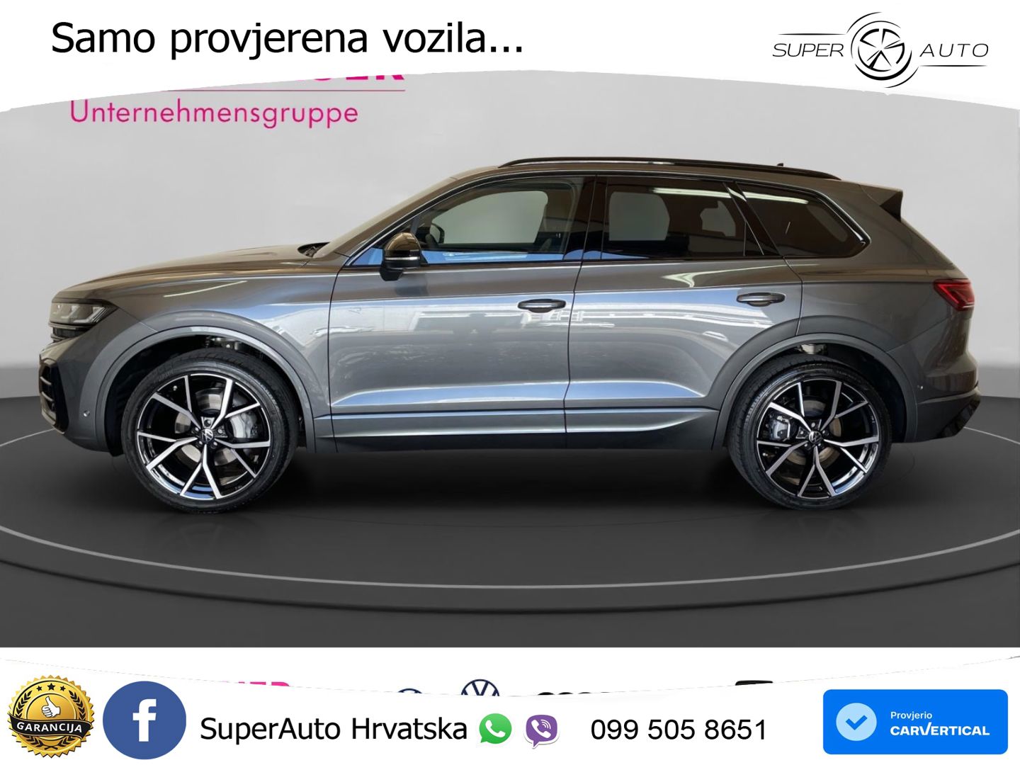 Volkswagen Touareg 3.0 V6 TDI (286 KS) 4MOTION Tiptronic ZRAČNI+ACC+GR SJED+KAM+PANO