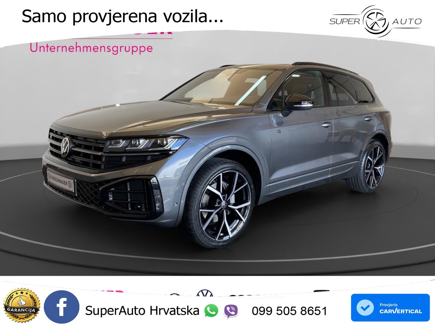 Volkswagen Touareg 3.0 V6 TDI (286 KS) 4MOTION Tiptronic ZRAČNI+ACC+GR SJED+KAM+PANO