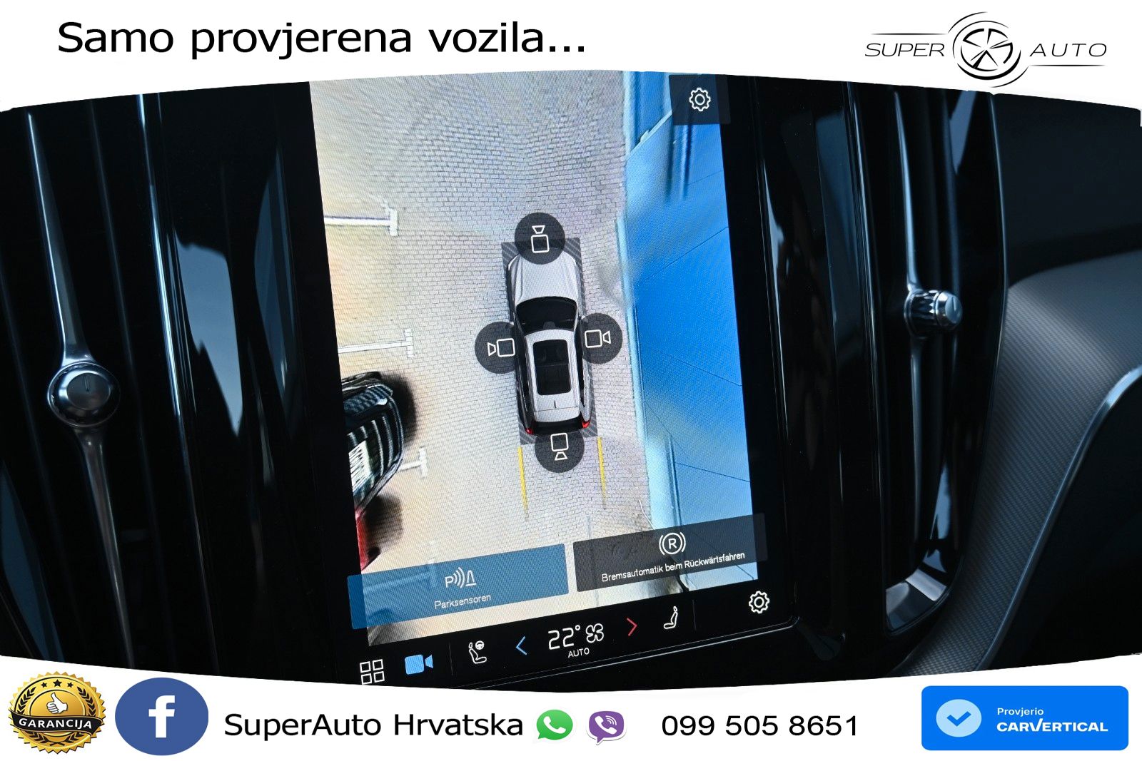 Volvo XC60 B5 Benzin AWD Geartronic ZRAČNI+ACC+GR SJED+360+PANO
