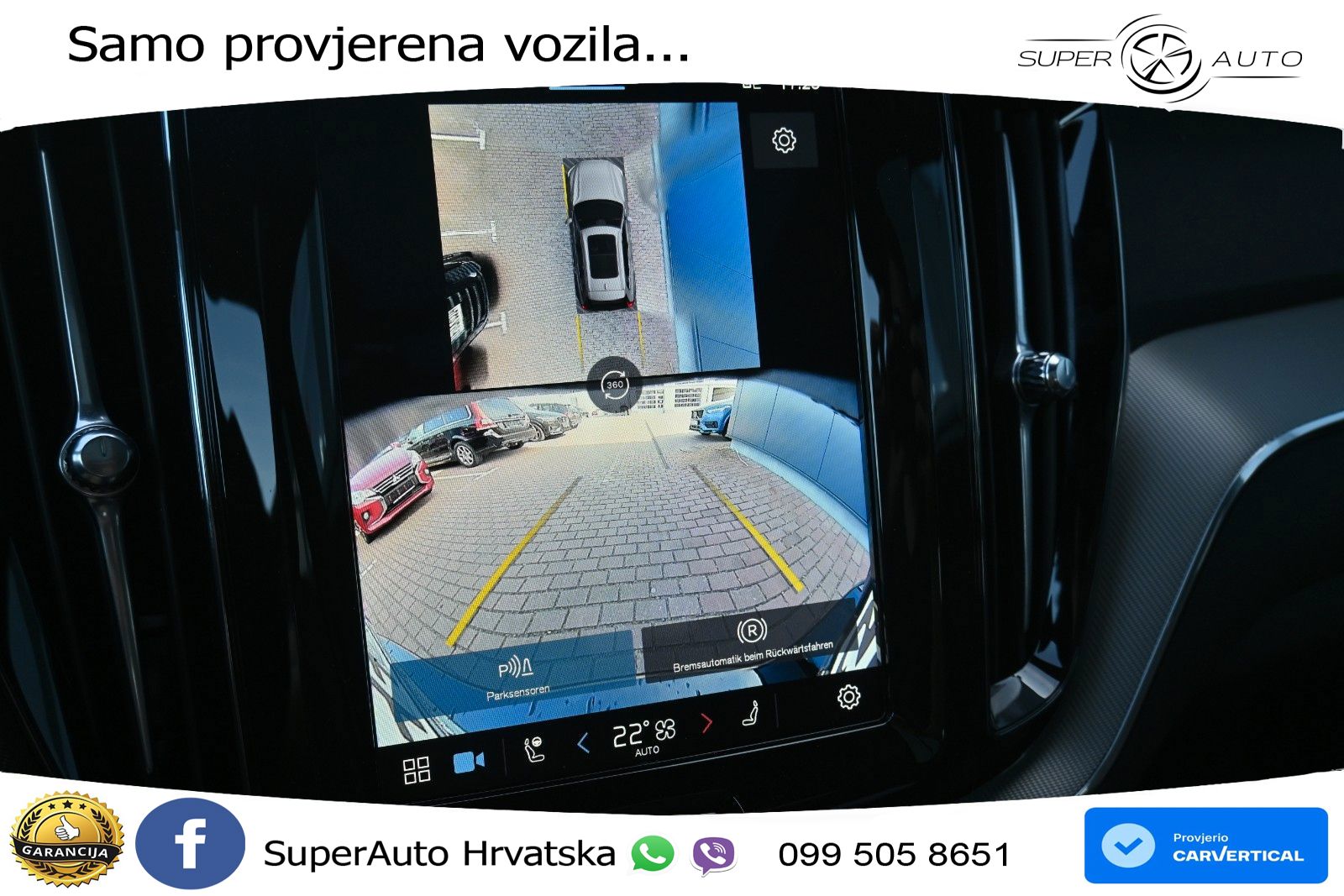 Volvo XC60 B5 Benzin AWD Geartronic ZRAČNI+ACC+GR SJED+360+PANO