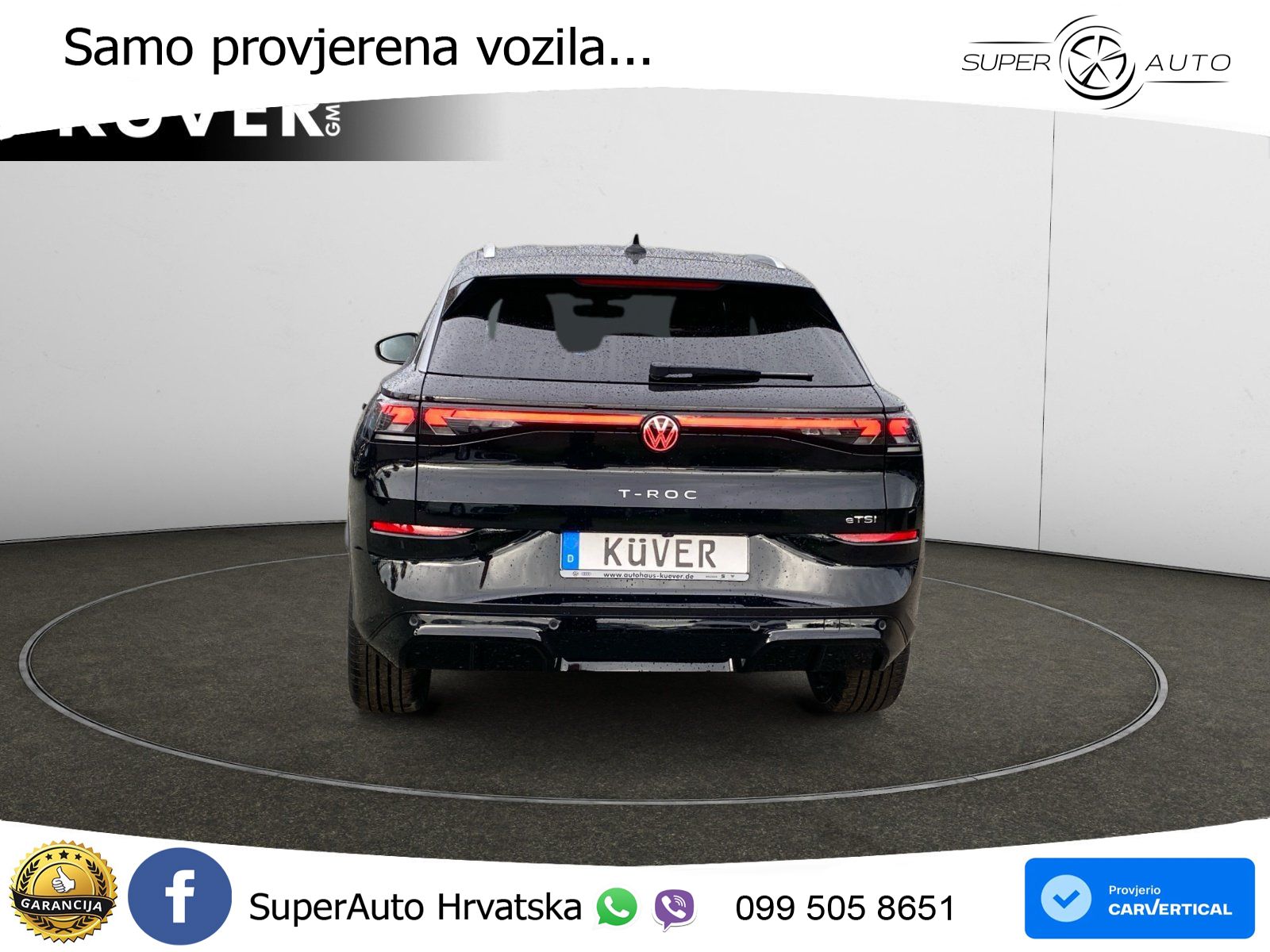 Volkswagen T-Roc 1.5 eTSI (150 KS)  DSG R-Line LED+GR SJED+ACC