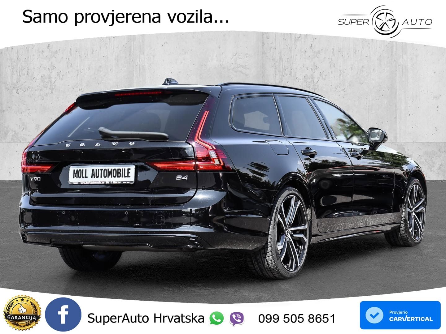 Volvo V90 2.0 B4 Diesel AWD Geartronic LED+GR SJED+ACC