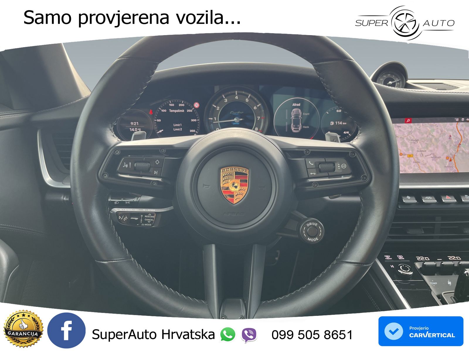 Porsche 911 Turbo Cabriolet 3.8 (580 KS) PDK LED+GR SJED+ACC