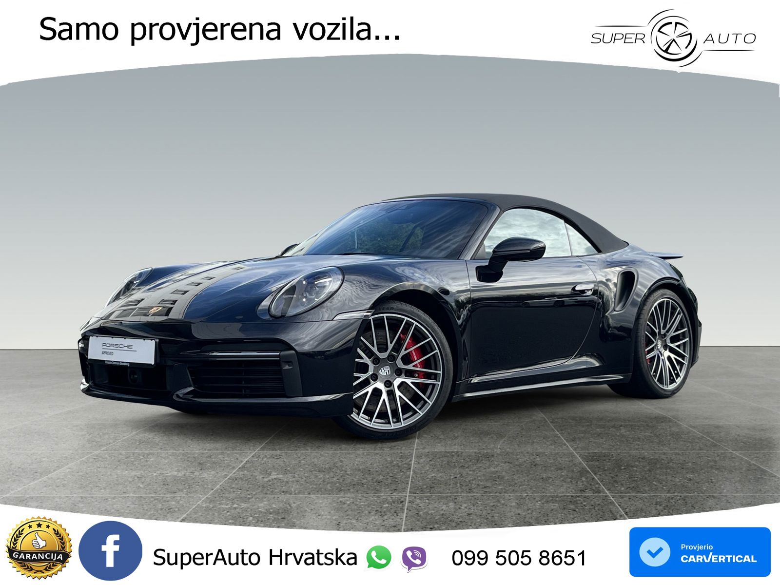 Porsche 911 Turbo Cabriolet 3.8 (580 KS) PDK LED+GR SJED+ACC