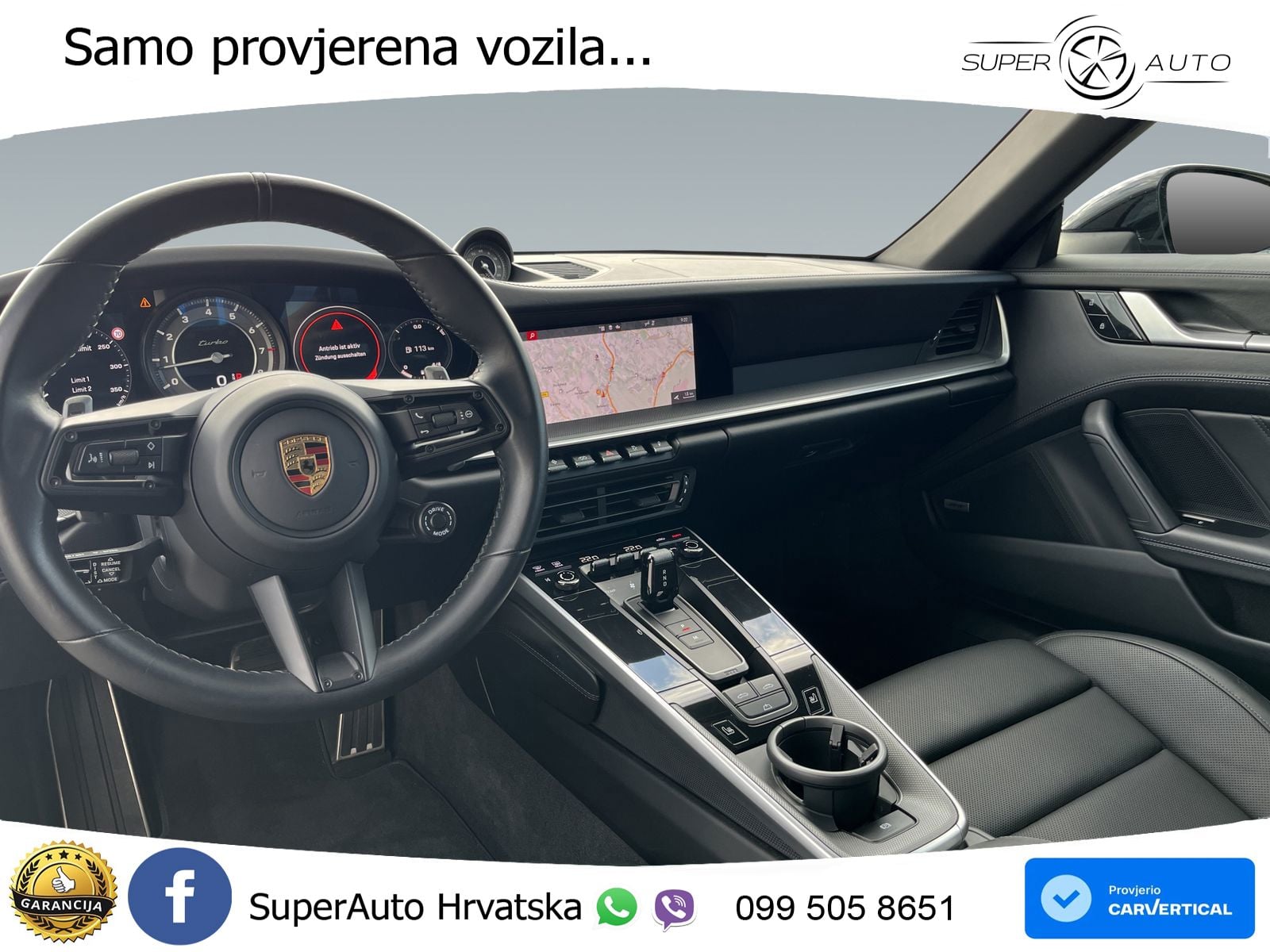 Porsche 911 Turbo Cabriolet 3.8 (580 KS) PDK LED+GR SJED+ACC