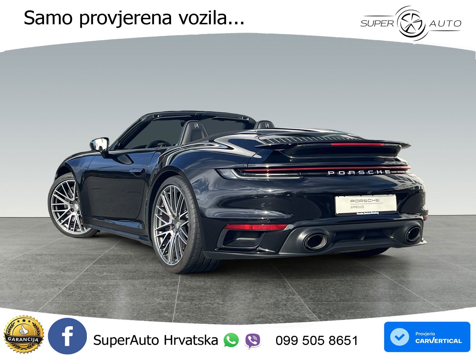 Porsche 911 Turbo Cabriolet 3.8 (580 KS) PDK LED+GR SJED+ACC