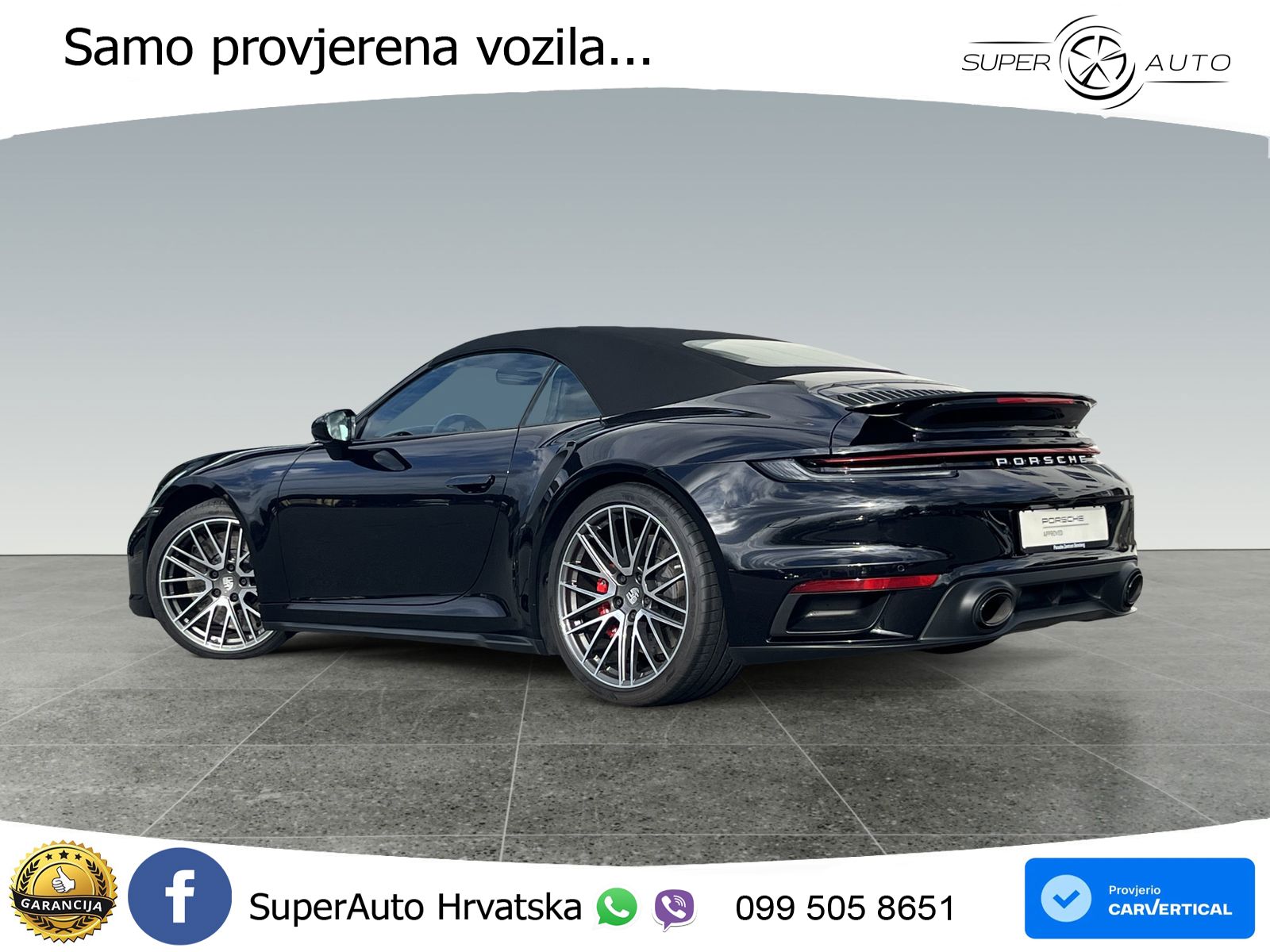 Porsche 911 Turbo Cabriolet 3.8 (580 KS) PDK LED+GR SJED+ACC