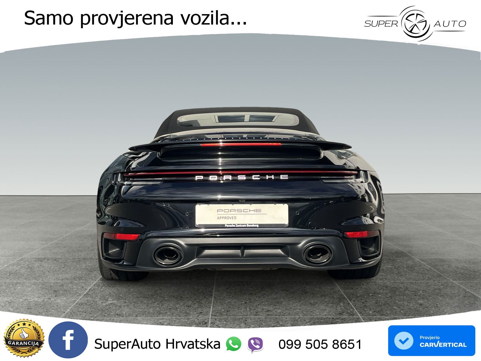 Porsche 911 Turbo Cabriolet 3.8 (580 KS) PDK LED+GR SJED+ACC