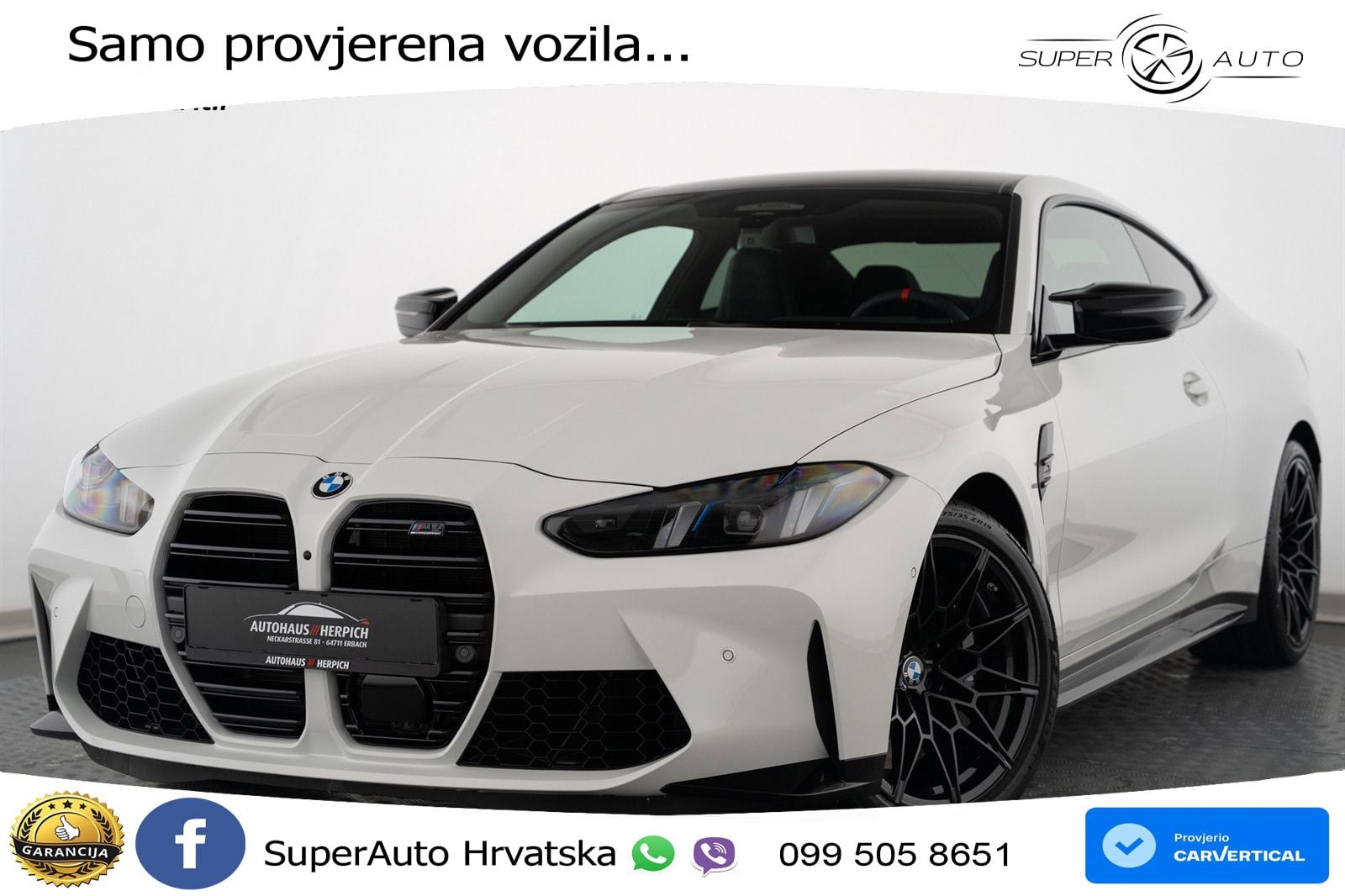 BMW M4 Competition 3.0 (510 KS) Steptronic LED+GR SJED+ACC