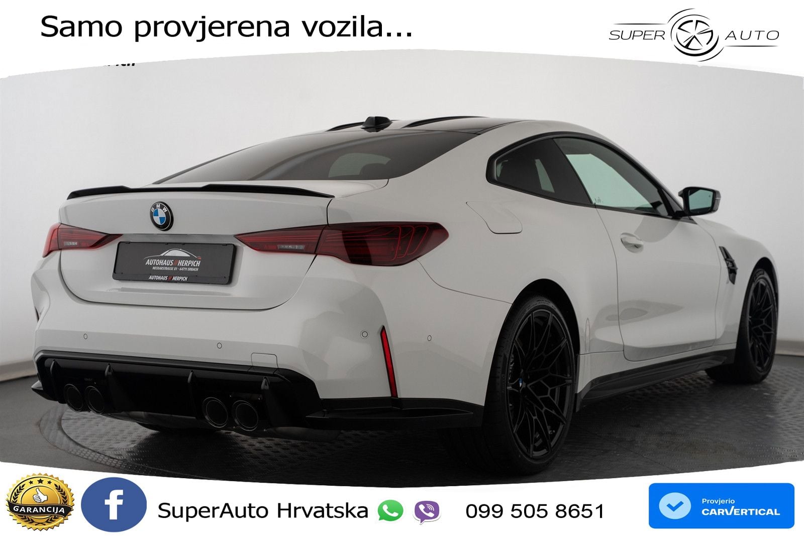 BMW M4 Competition 3.0 (510 KS) Steptronic LED+GR SJED+ACC