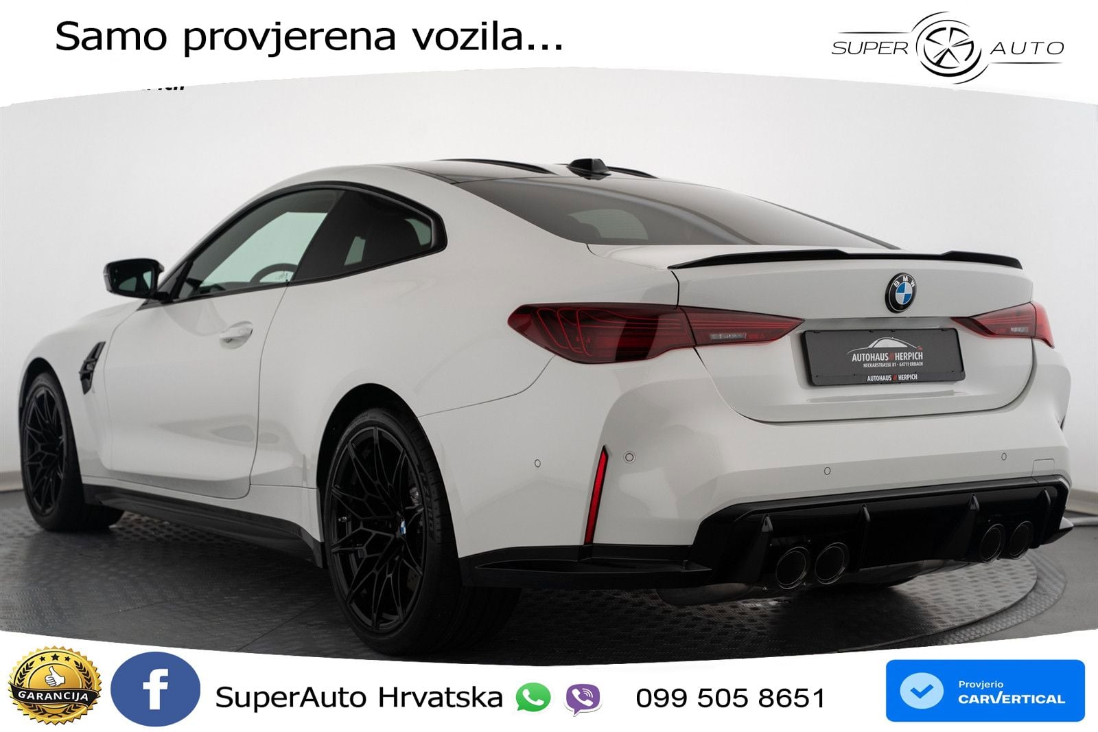 BMW M4 Competition 3.0 (510 KS) Steptronic LED+GR SJED+ACC
