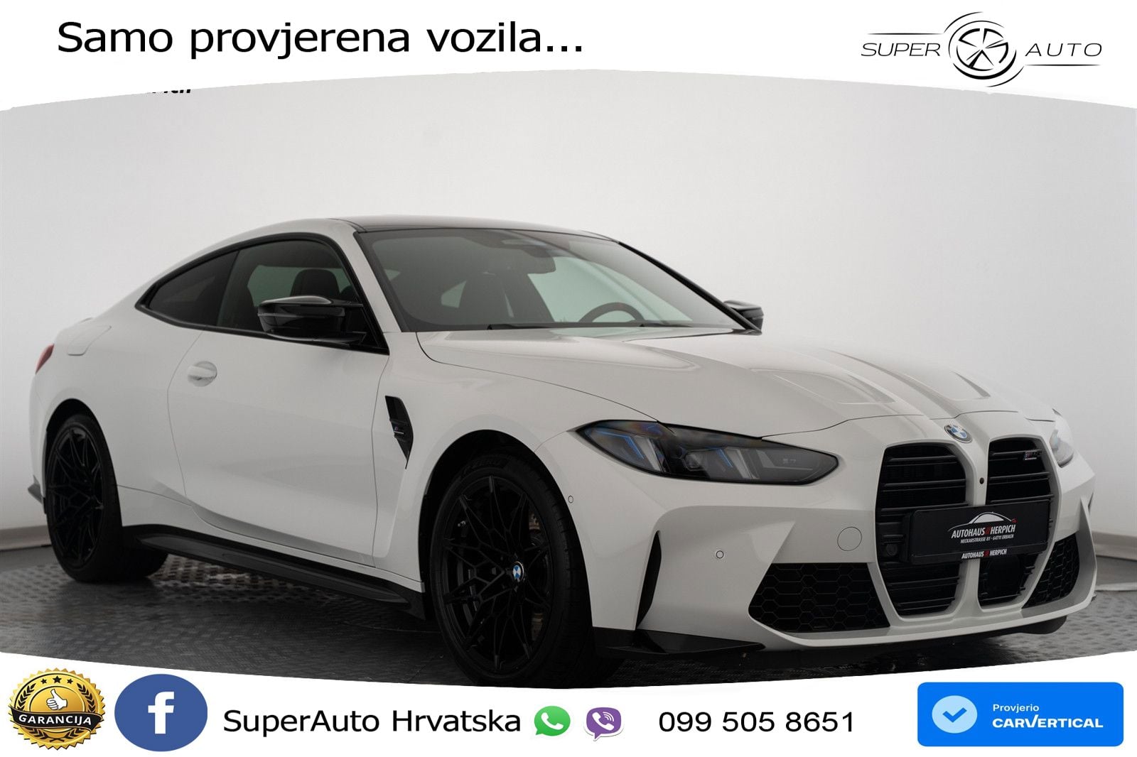 BMW M4 Competition 3.0 (510 KS) Steptronic LED+GR SJED+ACC