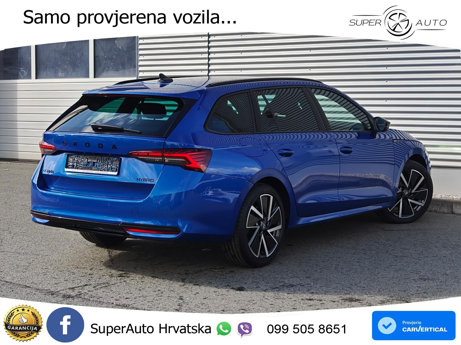 Škoda Octavia Combi 1.5 TSI (150 KS) DSG SportLine MATRIX+GR SJED+KAM