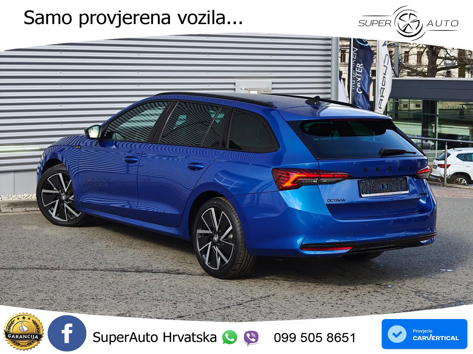 Škoda Octavia Combi 1.5 TSI (150 KS) DSG SportLine MATRIX+GR SJED+KAM