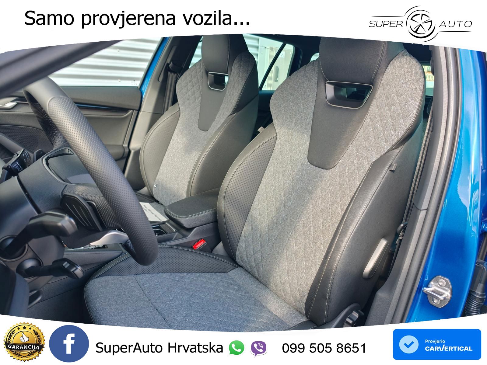 Škoda Octavia Combi 1.5 TSI (150 KS) DSG SportLine MATRIX+GR SJED+KAM