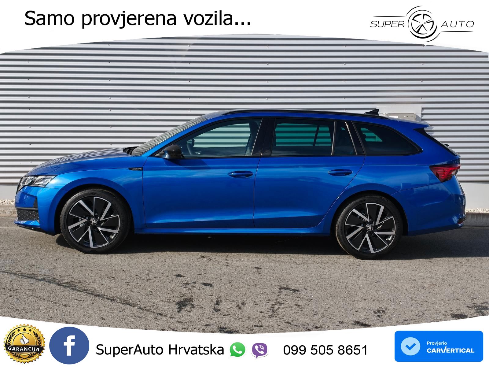 Škoda Octavia Combi 1.5 TSI (150 KS) DSG SportLine MATRIX+GR SJED+KAM