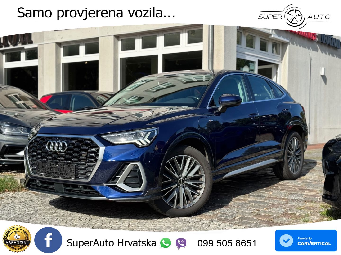Audi Q3 Sportback 45 TFSIe (245 KS) S tronic S line MATRIX+GR SJED+KAM