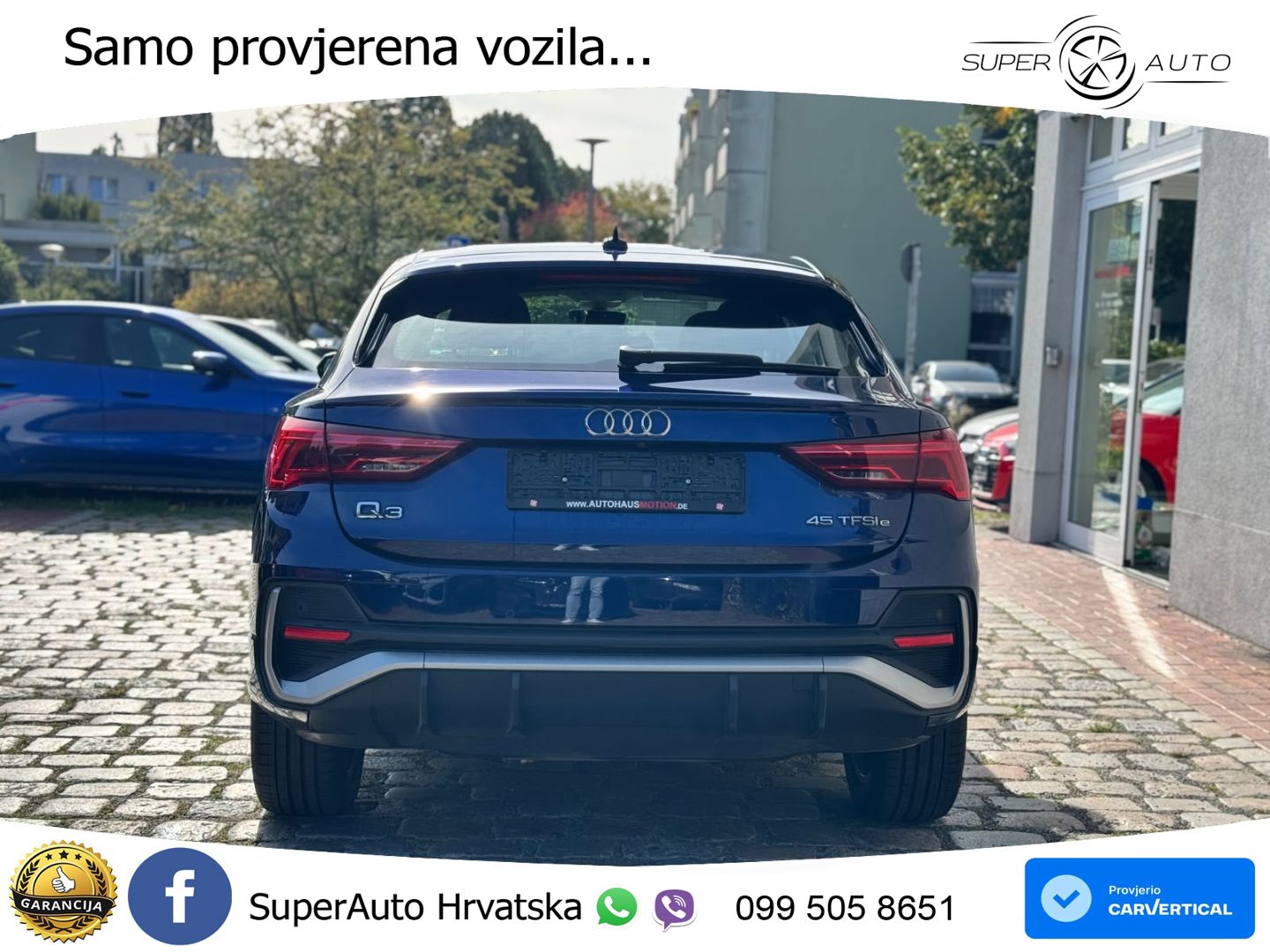 Audi Q3 Sportback 45 TFSIe (245 KS) S tronic S line MATRIX+GR SJED+KAM